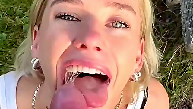 Wildhalli NEW POV Doggystyle Cumshot In The Public Park