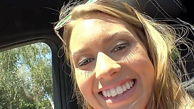 Jill Kassidy Gives Some Road Head Fuck The Insurance