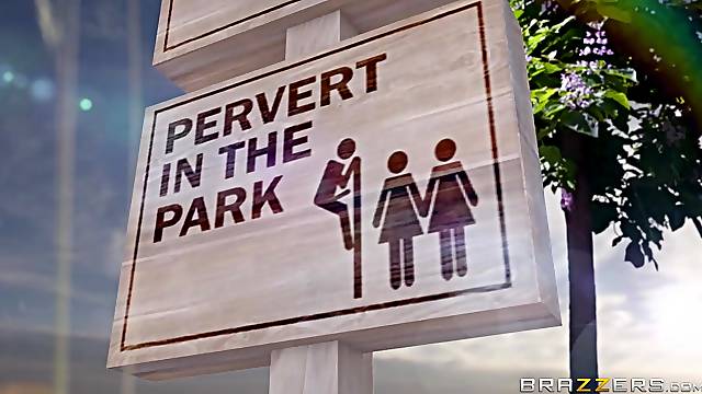 Pervert In The Park Jerking on Hot Milfs