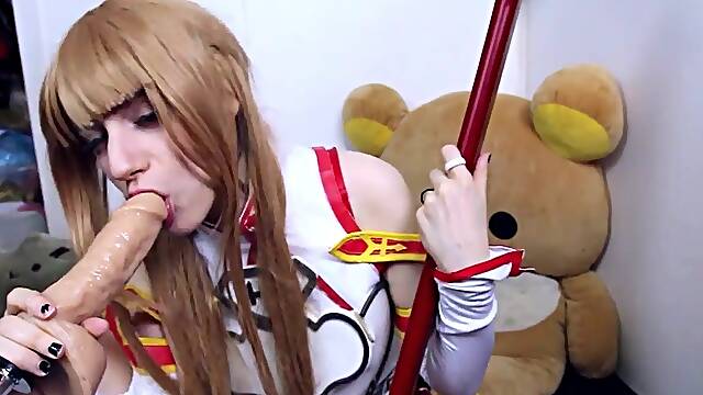 Asuna Services Enemy Guild With Her Body