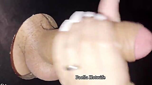 PAOLLA HOTWIFE SUCKS AND BANGS WITH A EBONY DUDE WITH A LARGE BOOTY IN A SWING ABODE, A BRILLIANCE APERTURE THAT HAS STORIES, U KNOW...