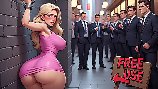 Blonde, Freeuse, Public, Oral, anal, strange, on the street, stuck, bdsm, domination, artificial intelligence
